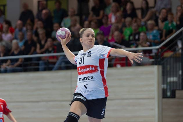 Alexia Hauf Blomberg, 31, SV Union Halle Neustadt vs. HSG Blomberg Lippe, Women s Handball Bundesliga 1, Matchday 3 of the 2026–27 season, September 9, 2026, Halle, SWH Arena, Saxony-Anhalt, Germany