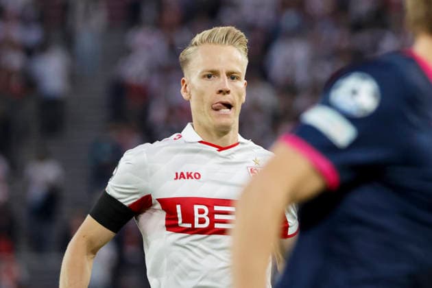 Chris Führich, Fuhrich VfB Stuttgart, 10, facial expressions, emotion, Germany, soccer, UEFA Champions League, Matchday 1, 2026–2027, VfB Stuttgart vs. Viking Stavanger, September 9, 2026, Stuttgart Arena, Stuttgart, Germany Copyright: xGrantxHubbsx