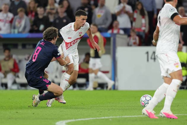 Stuttgart, Soccer, UEFA Champions League, VfB Stuttgart vs. Viking Stavanger, Joe Bell, Stavanger, Bilai, El Khannouss, VfB