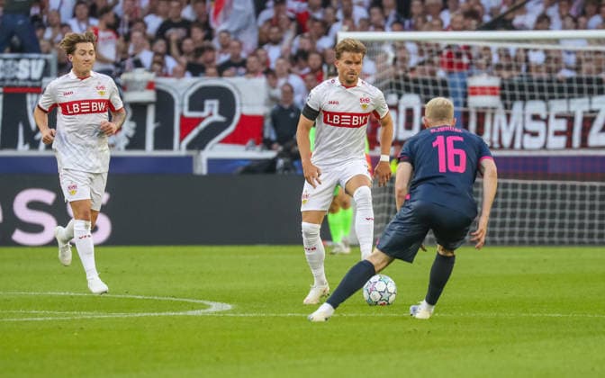 09 09 26 VfB Stuttgart vs. Viking Stavanger Germany, Stuttgart, September 9, 2026, Soccer, UEFA Champions League, 2026–2027 Season, VfB Stuttgart vs. Viking Stavanger Maximilian Mittelstädt VfB Stuttgart
