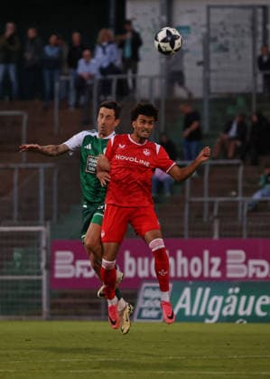 September 9, 2026, Soccer, Men s, Regionalliga Southwest, 2026–2027 Season, FC 08 Homburg 1 FC Kaiserslautern II, Philipp Steinhart (FC 08 Homburg) and Marvin Yüsün (FC Kaiserslautern II), Homburg Waldstadion, Saarland, Germany Copyright: xFabianxKleerx
