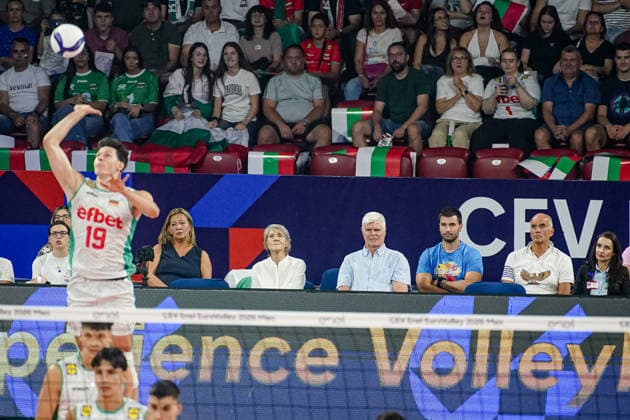 Volleyball - CEV EuroVolley 2026 Group B - Bulgaria vs North Macedonia - 09.09.2026 SOFIA, BULGARIA - September 9th: Dimitar Zlatanov during CEV EuroVolley 2026, Group B match between Bulgaria vs North Macedonia at Arena 8888 on September 9th, 2026 in Sofia, Bulgaria. Copyright: xYulianxTodorovx