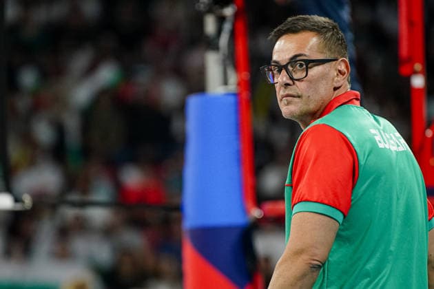 Volleyball - CEV EuroVolley 2026 Group B - Bulgaria vs North Macedonia - 09.09.2026 SOFIA, BULGARIA - September 9th: Gianlorenzo Blengini, Head Coach of Bulgaria during CEV EuroVolley 2026, Group B match between Bulgaria vs North Macedonia at Arena 8888 on September 9th, 2026 in Sofia, Bulgaria. Copyright: xYulianxTodorovx