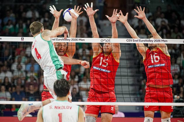 Volleyball, Men’s, European Championships, Bulgaria v North Macedonia