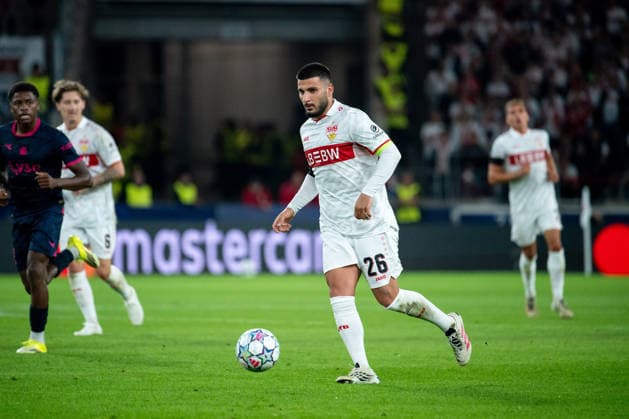 September 9, 2026, GER, Soccer, Men s, UEFA Champions League, Group Stage, Matchday 1, 2026–2027 Season, VfB Stuttgart vs. Viking Stavanger, Deniz Undav (VfB Stuttgart), 26 on the ball, Stuttgart MHP Arena, Baden-Württemberg, Germany Copyright: xNordphoto Memmlerx