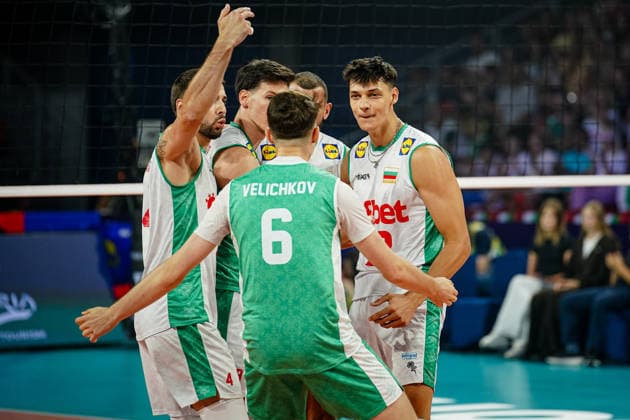 Volleyball - CEV EuroVolley 2026 Group B - Bulgaria vs North Macedonia - 09.09.2026 SOFIA, BULGARIA - September 9th: Aleksandar Nikolov, 23 of Bulgaria during CEV EuroVolley 2026, Group B match between Bulgaria vs North Macedonia at Arena 8888 on September 9th, 2026 in Sofia, Bulgaria. Copyright: xYulianxTodorovx