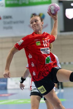 Emma Hertha Halle, 17, SV Union Halle Neustadt vs. HSG Blomberg Lippe, Women s Handball Bundesliga 1, Matchday 3 of the 2026–27 season, September 9, 2026, Halle SWH Arena, Saxony-Anhalt, Germany