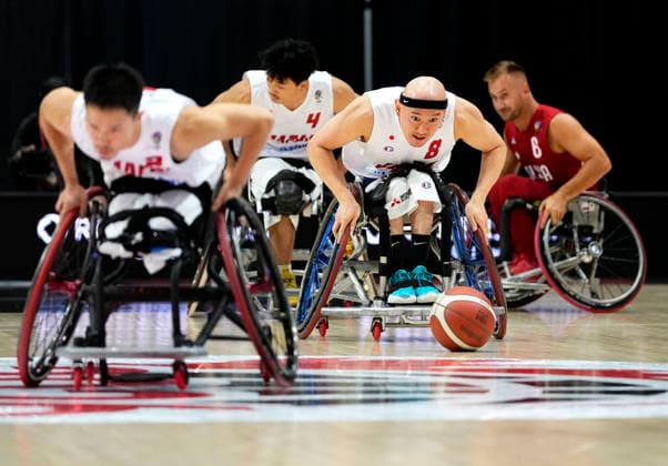 September 9, 2026, Ottawa, On, Canada: Japan s Ryuga Akaishi (8) drives the ball down the court against Poland during first half of IWBF Wheelchair Basketball World Championships group stage action, in Ottawa, on Wednesday, Sept. 9, 2026. Canada News - September 9, 2026  - ZUMAc35_ 20260909_zaf_c35_030 Copyright: xJustinxTangx