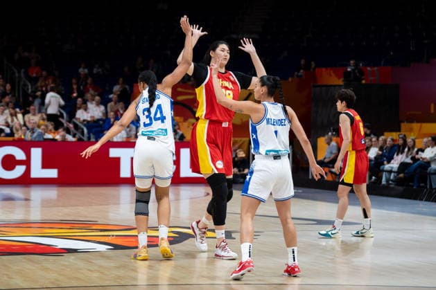 Puerto Rico V China: Qualification To Quarter-Finals - FIBA Women s Basketball World Cup Germany 2026 Zhang Ziyu plays during the quarter-finals match between Puerto Rico and China at the FIBA Women s Basketball World Cup 2026 in Berlin, Germany, on September 9, 2026. Berlin Germany  Copyright: xMarcinxGolbax originalFilename:golba-puertori260909_np3vh.jpg