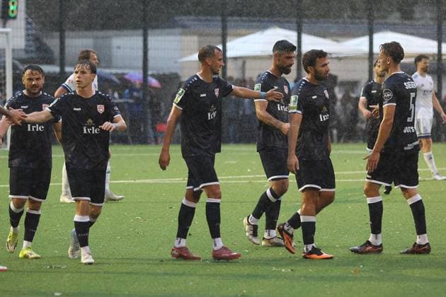 Westphalia Cup: SpVgg Horsthausen vs. Sportfreunde Siegen ** FOR EDITORIAL USE ONLY ** EDITORIAL USE ONLY ** p Soccer Westphalia Cup, 2nd Round, Wednesday, September 9, 2026, Location: Olymp Sportpark, Herne, Horsthausen, SpVgg Horsthausen vs. Sportfreunde Siegen. Pictured: Sportfreunde Siegen celebrating a goal. Germany, Herne. Copyright StefanxRittershaus Copyright: StefanxRittershaus doc87j3wdhfyhs1016t3qiw ,EDITORIAL USE ONLY Copyright: StefanxRittershaus