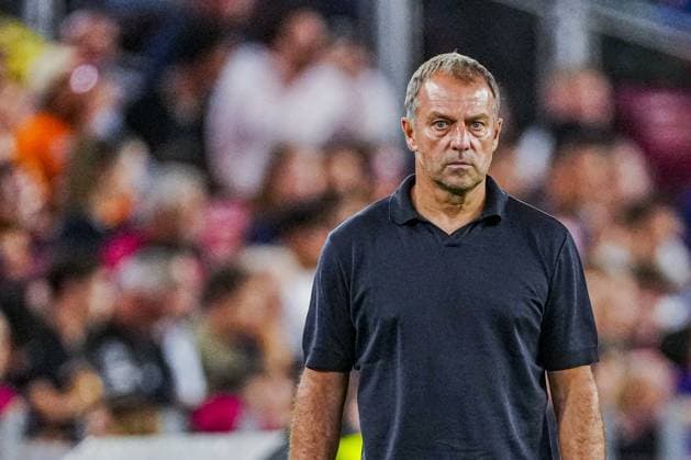 BARCELONA - FC Barcelona, Barca Head Coach Hansi Flick during the UEFA Champions League match between FC Barcelona and Feyenoord at the Spotify Camp Nou on September 9, 2026 in Barcelona, Spain. GEERT VAN ERVEN ANP UEFA Champions League 2026 27 xVIxANPxSportx xMarcelxterxBalsxIVx 567776876 originalFilename: 567776876.jpg