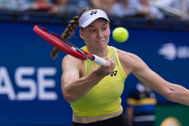 September 9, 2026: Elena Rybakina (KAZ) in action against Qinwen Zheng (CHN) during their Quarterfinal match at the US Open on September 9, 2026, held at the USTA Billie Jean King National Tennis Center in New York City. CSM New York City USA - ZUMAc04_ 20260909_zma_c04_012 Copyright: xBerniexHaleyx