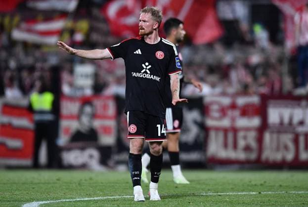 SV Biemenhorst vs. Fortuna Düsseldorf ** FOR EDITORIAL USE ONLY ** EDITORIAL USE ONLY ** p Lower Rhine Soccer Cup, 1st Round: SV Biemenhorst vs. Fortuna Düsseldorf on September 9, 2026, at Praemiun Park am Hünting in Bocholt. Jomaine Consbruch, Fortuna Düsseldorf, Germany, North Rhine-Westphalia, Bocholt. Copyright ThorstenxTillmann Copyright: ThorstenxTillmann doc87j4a8xj5br132likgll ,EDITORIAL USE ONLY Copyright: ThorstenxTillmann