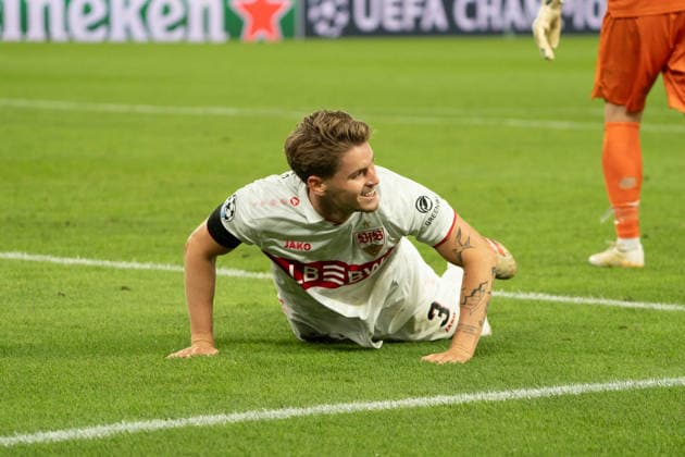 Ramon Hendriks, VfB Stuttgart, 03 on the ground, GER, VfB Stuttgart vs. Viking FK Stavanger, Soccer, UEFA Champions League, Matchday 1, 2026–2027 Season, September 9, 2026, GER, VfB Stuttgart vs. Viking FK Stavanger, Soccer, UEFA Champions League, Matchday 1, 2026–2027 season, September 9, 2026, Stuttgart Copyright: xEibner-Pressefoto EdwardxCheungx EP_ECG