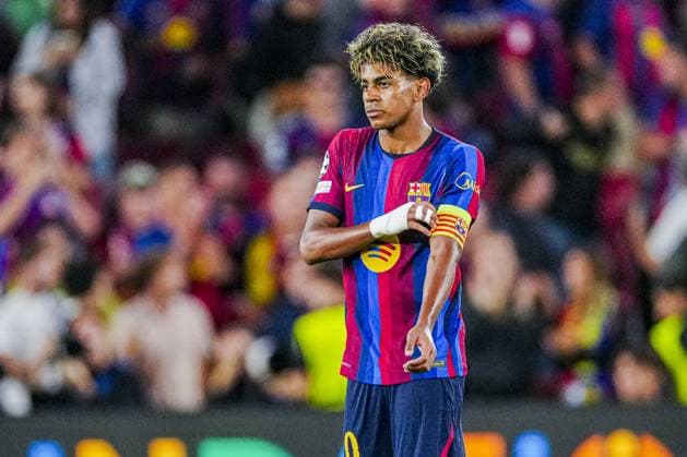 BARCELONA - Lamine Yamal of FC Barcelona, Barca after the UEFA Champions League match between FC Barcelona and Feyenoord at the Spotify Camp Nou on 09 September 2026 in Barcelona, Spain. GEERT VAN ERVEN ANP UEFA Champions League 2026 27 xVIxANPxSportx xMarcelxterxBalsxIVx 567780075 originalFilename: 567780075.jpg