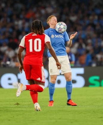 Napoli vs Arsenal of the Europa Champions League 2026 27 Kevi De Bruyne of SSC Napoli During the UEFA Champions League football match between SSC Napoli and Arsenal FC on September 9, 2026, at the Diego Armando Maradona Stadium in Naples. Naples Stadio Diego Armando Maradona Naples Italy Copyright: xFABIOxSASSOxFabioxSassox Napoli Arsenal2026_09_09Fabio Sasso5892
