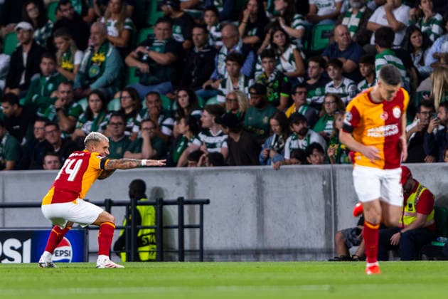 September 9, 2026, Lisbon, Lisbon, Portugal: Lisbon, September 09 - Lucas Torreira of Galatasaray celebrates his goal during the Sporting CP x Galatasaray match for the UEFA Champions League 2026 27 League Phase MD1 on September 09, 2026 at Estadio Jose Alvalade, Lisbon, Portugal Lisbon Portugal - ZUMAl192 20260909_zsp_l192_002 Copyright: xMiguelxLemosx