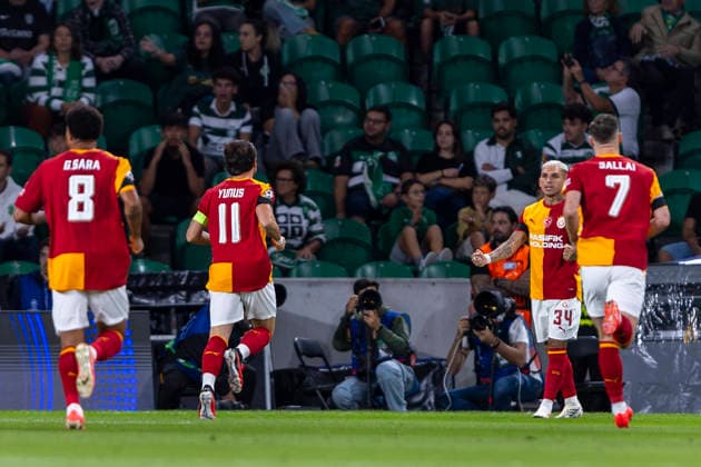 September 9, 2026, Lisbon, Lisbon, Portugal: Lisbon, September 09 - Lucas Torreira of Galatasaray celebrates his goal during the Sporting CP x Galatasaray match for the UEFA Champions League 2026 27 League Phase MD1 on September 09, 2026 at Estadio Jose Alvalade, Lisbon, Portugal Lisbon Portugal - ZUMAl192 20260909_zsp_l192_008 Copyright: xMiguelxLemosx