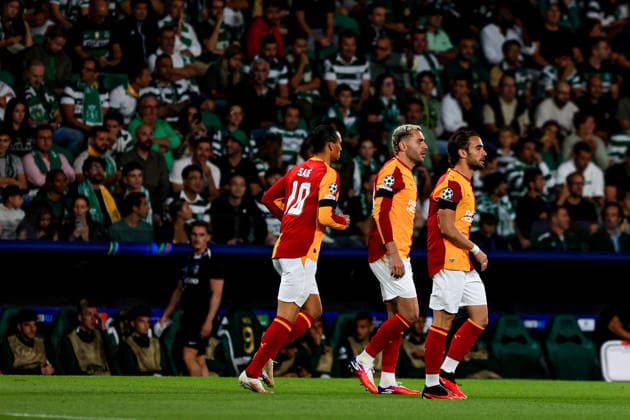 Estadio Jose Alvalde Lucas Torreira midfielder of Galatasaray celebrates after scoring the team s first goal during the UEFA Champions League 2025 26 League Phase MD1 match between Sporting CP and Galatasaray at Estadio JosÃ Alvalade on September 9, 2026 in Lisbon, Portugal. UEFA Champions League 2026 27 - Sporting CP vs Galatasaray (Valter Gouveia SPP) Copyright: xValterxGouveia SPPx spp-en-VaGo-VG_L0957