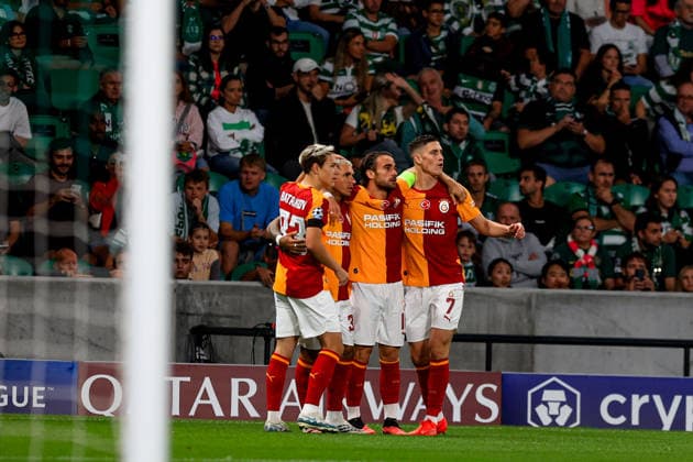 Estadio Jose Alvalde Lucas Torreira midfielder of Galatasaray celebrates after scoring the team s first goal during the UEFA Champions League 2025 26 League Phase MD1 match between Sporting CP and Galatasaray at Estadio JosÃ Alvalade on September 9, 2026 in Lisbon, Portugal. UEFA Champions League 2026 27 - Sporting CP vs Galatasaray (Valter Gouveia SPP) Copyright: xValterxGouveia SPPx spp-en-VaGo-VG_L0947