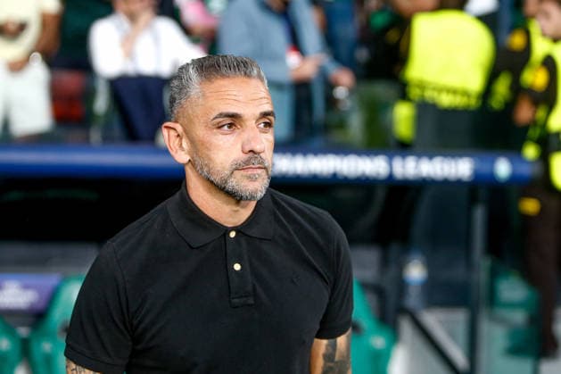 Estadio Jose Alvalde Rui Borges head coach of Sporting CP looks on during the UEFA Champions League 2025 26 League Phase MD1 match between Sporting CP and Galatasaray at Estadio JosÃ Alvalade on September 9, 2026 in Lisbon, Portugal. UEFA Champions League 2026 27 - Sporting CP vs Galatasaray (Valter Gouveia SPP) Copyright: xValterxGouveia SPPx spp-en-VaGo-_GO_6588