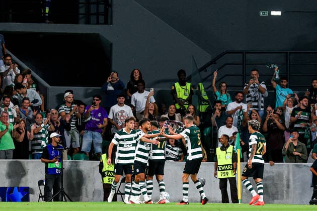 Estadio Jose Alvalde Geny Catamo forward of Sporting CP celebrates after scoring the team s first goal during the UEFA Champions League 2025 26 League Phase MD1 match between Sporting CP and Galatasaray at Estadio JosÃ Alvalade on September 9, 2026 in Lisbon, Portugal. UEFA Champions League 2026 27 - Sporting CP vs Galatasaray (Valter Gouveia SPP) Copyright: xValterxGouveia SPPx spp-en-VaGo-VG_L1016