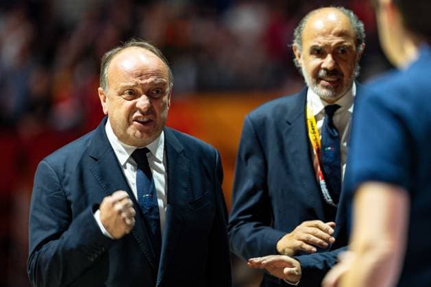 Andrea Capobianco, Italy, Coach, GER, Italy vs. Australia, Basketball, 2026 FIBA Women’s World Cup, Qualifier for the Quarterfinals, September 9, 2026, GER, Italy vs. Australia, Basketball, 2026 FIBA Women’s World Cup, Qualification for the quarterfinals, September 9, 2026, Berlin Copyright: xEibner-Pressefoto MaxxVincenx EP_MVN
