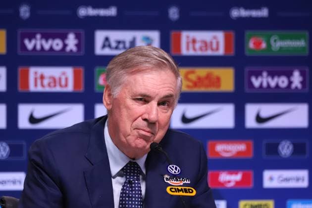 Football, Brazil national team, press conference