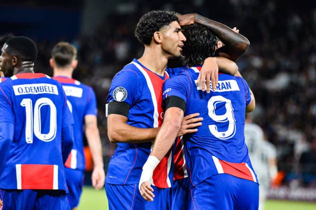 FOOTBALL : Paris Saint Germain vs Slovan Bratislava - Ligue des Champions - Phase de Ligue - JournÃ e 1 - 09 09 2026 Joie des joueurs du Paris SG aprÃ s le but de Ferran Torres (Paris SG) ParisFrance  Copyright: xBaptistexAutissierx
