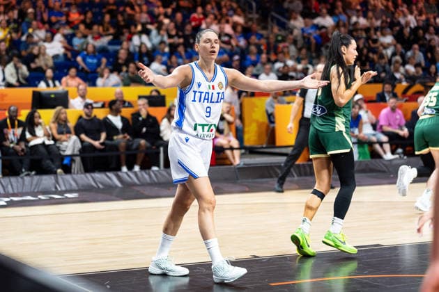 Cecilia Zandalasini, Italy, 09 Disappointed, GER, Italy vs. Australia, Basketball, 2026 FIBA Women s World Cup, Qualification for the Quarterfinals, September 9, 2026, GER, Italy vs. Australia, basketball, 2026 FIBA Women’s World Cup, qualification for the quarterfinals, September 9, 2026, Berlin Copyright: xEibner-Pressefoto MaxxVincenx EP_MVN