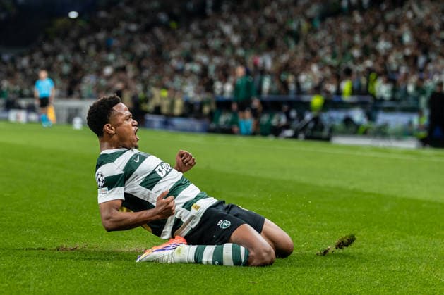 September 9, 2026, Lisbon, Lisbon, Portugal: Geny Catamo of Sporting CP celebrates during the Uefa Champions League 2026-27 match between Sporting CP and Galatasaray SK at Estadio Jose Alvalade on September 9, 2026 in Lisbon, Portugal. Lisbon Portugal - ZUMAs391 20260909_znp_s391_010 Copyright: xCarlosxSilvax