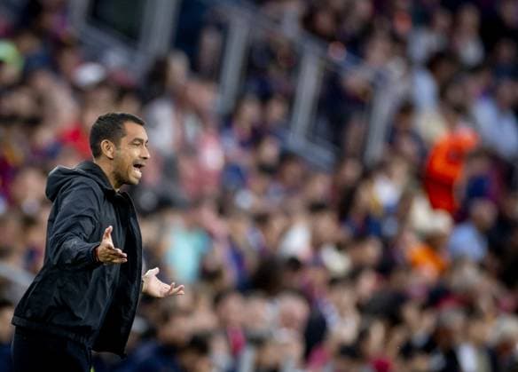 BARCELONA - Feyenoord coach Giovanni van Bronckhorst during the UEFA Champions League match between FC Barcelona, Barca and Feyenoord at Camp Nou on September 9, 2026 in Barcelona, Spain. KOEN VAN WEEL ANP UEFA Champions League 2026 27 xVIxANPxSportx xxANPxIVx 567786097 originalFilename: 567786097.jpg