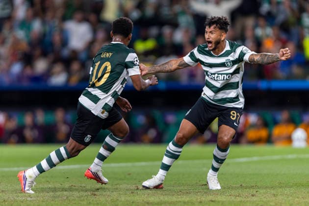 September 9, 2026, Lisbon, Lisbon, Portugal: Lisbon, September 09 - Geny Catamo of Sporting CP celebrates his goal during the Sporting CP x Galatasaray match for the UEFA Champions League 2026 27 League Phase MD1 on September 09, 2026 at Estadio Jose Alvalade, Lisbon, Portugal Lisbon Portugal - ZUMAl192 20260909_zsp_l192_042 Copyright: xMiguelxLemosx