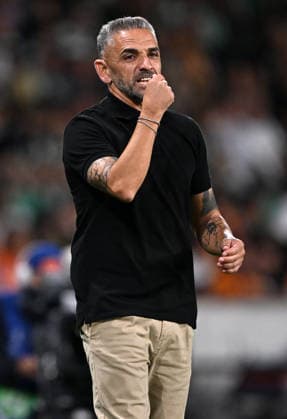 Sporting CP v Galatasaray - UEFA Champions League LISBON, PORTUGAL - SEPTEMBER 9: Head coach of Sporting CP, Rui Borges follows the UEFA Champions League match between Sporting CP and Galatasaray at Jose Alvalade Stadium in Lisbon, Portugal on September 9, 2026. Burak Akbulut Anadolu Lisbon Portugal. Editorial use only. Please get in touch for any other usage.  Copyright: x2026xAnadoluxBurakxAkbulutx