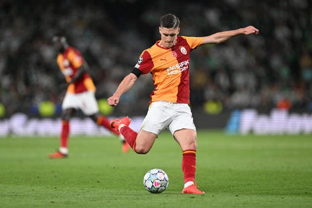 Sporting CP v Galatasaray - UEFA Champions League LISBON, PORTUGAL - SEPTEMBER 9: Roland Sallai of Galatasaray in action during the UEFA Champions League match between Sporting CP and Galatasaray at Jose Alvalade Stadium in Lisbon, Portugal on September 9, 2026. Burak Akbulut Anadolu Lisbon Portugal. Editorial use only. Please get in touch for any other usage.  Copyright: x2026xAnadoluxBurakxAkbulutx