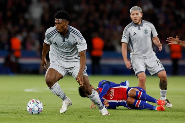 September 9, 2026, Paris, Paris, France: Rahim IBRAHIM of Slovan Bratislava in action during the ChampionÃ¢â‚¬â ¢s League match between Paris Saint Germain, and Sllovan Bratslava at Parc Des Princes stadium - on September 09 2026. Paris - France Soccer 2026 Paris Saint Germain Sllovan Bratslava  - ZUMAb253 20260909_zsp_b253_019 Copyright: xLoicxBaratouxx