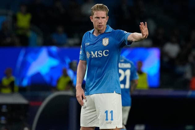 SSC Napoli v Arsenal FC - UEFA Champions League 2026 27 League Phase MD1 Kevin De Bruyne of SSC Napoli during the UEFA Champions League match between SSC Napoli and Arsenal FC at Diego Armando Maradona Stadium Naples Italy on 9 September 2026. Naples Campania Italy  Copyright: xFrancoxRomanox originalFilename:romano-sscnapol260909_nphlS.jpg