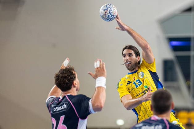 Kielce 09.09.2026. Handball EHF Champions League season 2026 2027 round 1 match between Industria Kielce and HC Kriens-Luzern in Kielce, Poland --- Pilka reczna EHF Liga Mistrzow sezon 2026 2027 kolejka 1 mecz : Industria Kielce - HC Kriens-Luzern Persons Shown : Julien Bos Photo by Igor Jakubowski Arena Akcji NEWSPIX.PL --- newspix.pl 