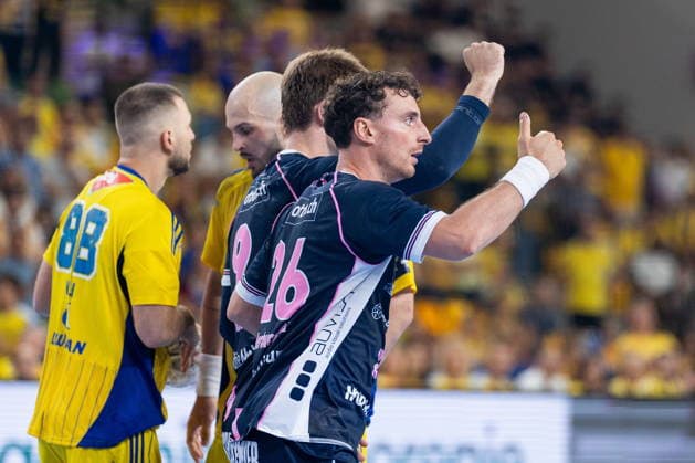 Kielce 09.09.2026. Handball EHF Champions League season 2026 2027 round 1 match between Industria Kielce and HC Kriens-Luzern in Kielce, Poland --- Pilka reczna EHF Liga Mistrzow sezon 2026 2027 kolejka 1 mecz : Industria Kielce - HC Kriens-Luzern Persons Shown : Lukas Herburger Photo by Igor Jakubowski Arena Akcji NEWSPIX.PL --- newspix.pl 