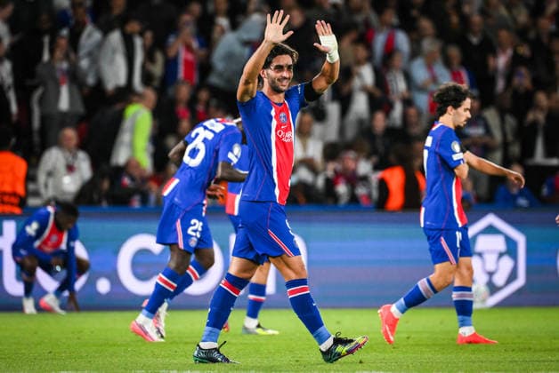 September 9, 2026, Paris, France, France: Ferran TORRES of PSG celebrates his goal during the UEFA Champions League, League Phase MD1 match between Paris Saint-Germain and SK Slovan Bratislava at Parc des Princes Stadium on September 09, 2026 in Paris, France. Paris France - ZUMAm308 20260909_zsp_m308_017 Copyright: xMatthieuxMirvillex