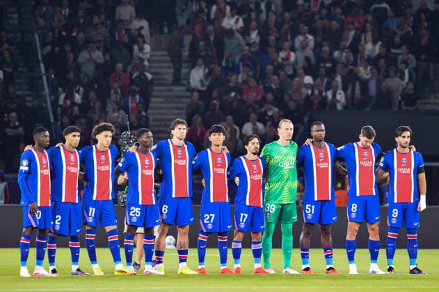 FOOTBALL : Paris Saint Germain vs Slovan Bratislava - Ligue des Champions - Phase de Ligue - JournÃ e 1 - 09 09 2026 Equipe du Paris SG ParisFrance  Copyright: xBaptistexAutissierx