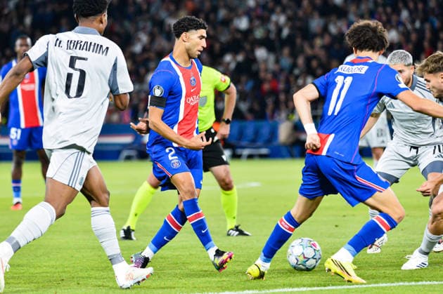 FOOTBALL : Paris Saint Germain vs Slovan Bratislava - Ligue des Champions - Phase de Ligue - JournÃ e 1 - 09 09 2026 Achraf Hakimi (Paris SG) ParisFrance  Copyright: xBaptistexAutissierx