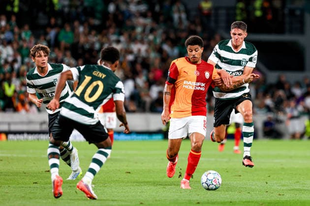 Estadio Jose Alvalde Gabriel Sara midfielder of Galatasaray controls the ball during the UEFA Champions League 2025 26 League Phase MD1 match between Sporting CP and Galatasaray at Estadio JosÃ Alvalade on September 9, 2026 in Lisbon, Portugal. UEFA Champions League 2026 27 - Sporting CP vs Galatasaray (Valter Gouveia SPP) Copyright: xValterxGouveia SPPx spp-en-VaGo-VG_L1179