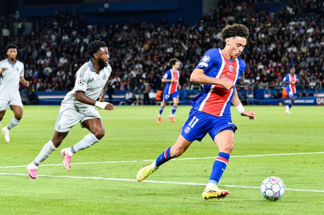 FOOTBALL : Paris Saint Germain vs Slovan Bratislava - Ligue des Champions - Phase de Ligue - JournÃ e 1 - 09 09 2026 Maghnes Akliouche (Paris SG) ParisFrance  Copyright: xBaptistexAutissierx