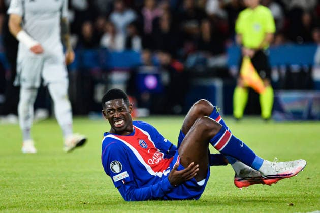 FOOTBALL : Paris Saint Germain vs Slovan Bratislava - Ligue des Champions - Phase de Ligue - JournÃ e 1 - 09 09 2026 Ousmane Dembele (Paris SG) ParisFrance  Copyright: xBaptistexAutissierx