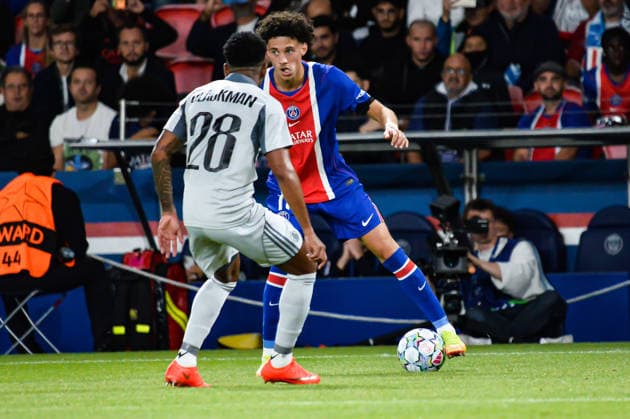 FOOTBALL : Paris Saint Germain vs Slovan Bratislava - Ligue des Champions - Phase de Ligue - JournÃ e 1 - 09 09 2026 Maghnes Akliouche (Paris SG) ParisFrance  Copyright: xBaptistexAutissierx