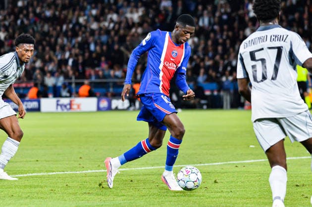 FOOTBALL : Paris Saint Germain vs Slovan Bratislava - Ligue des Champions - Phase de Ligue - JournÃ e 1 - 09 09 2026 Ousmane Dembele (Paris SG) ParisFrance  Copyright: xBaptistexAutissierx