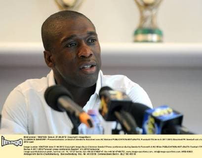 Football, Italy, Serie A, Clarence Seedorf bids farewell to AC Milan