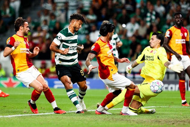 Sporting CP v Galatasaray FC - Fase de Liga da UEFA Champions League 2026 2027 Luis Suarez do Sporting CP durante a partida entre Sporting CP v Galatasaray FC, para a Fase de Liga da UEFA Champions League 2026 2027 no Estadio Jose Alvalade, Portugal (Foto de Diogo Faria Reis Avant Sports) Lisboa Estadio Jose Alvalde Lisboa Portugal Copyright: xDiogoxFariaxReis AvantxSportsx