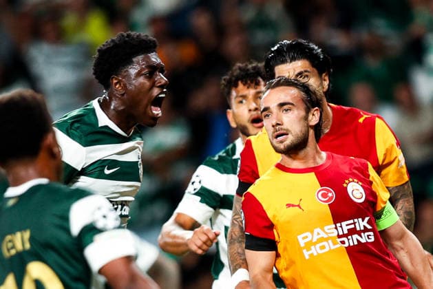 Sporting CP v Galatasaray FC - Fase de Liga da UEFA Champions League 2026 2027 Doumbia do Sporting CP durante a partida entre Sporting CP v Galatasaray FC, para a Fase de Liga da UEFA Champions League 2026 2027 no Estadio Jose Alvalade, Portugal (Foto de Diogo Faria Reis Avant Sports) Lisboa Estadio Jose Alvalde Lisboa Portugal Copyright: xDiogoxFariaxReis AvantxSportsx